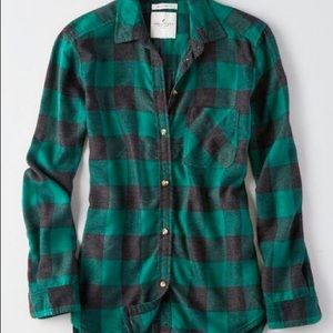 American Eagle Canyon Boyfriend Flannel